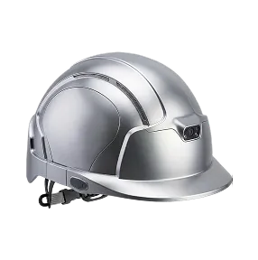 silver helmet